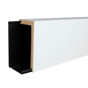 Heizrohrverkleidung | Heizrohrabdeckleiste | | 41 x 91 x 2400 mm | MDF weiß f...