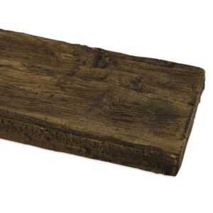 Wiesemann | PU-Brett | Polyurethan | 130 x 30 x 2600 mm | Eiche Dunkel | Deck...