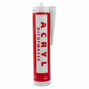Acryl Dichtstoff zum Verfugen von Spalten und Rissen | 290 ml Kartusche Fugen...