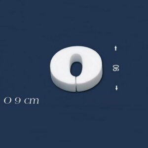 Deko Buchstabe O 90 mm Styropor Buchstabe 3D Buchstabe Weiß Wiesemann