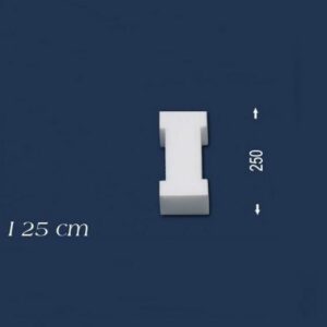 Deko Buchstabe I 250 mm Styropor Buchstabe 3D Buchstabe Weiß Wiesemann