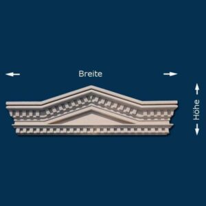Wiesemann | Giebel "Bovalino GB" | Fassade | Stuck | Fassadenelement | Beschi...