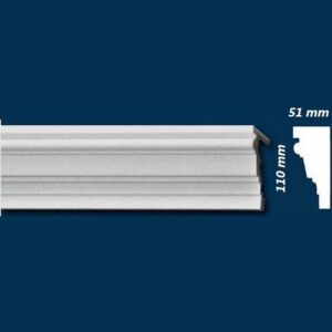 Wiesemann | Fassadenprofil "FP12" | Fassadenstuck | 51 x 110 x 2000 mm | Inne...