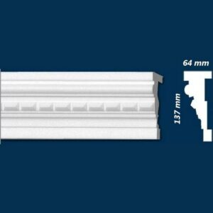 Wiesemann | Fassadenprofil "FP15" | Fassadenstuck | 64 x 137 x 2000 mm | Inne...