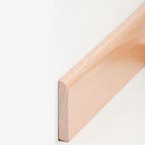 Sockelleiste "Osnabrück" Massivholz 10 x 58 x 2400 mm Buche moderne Fußleiste...