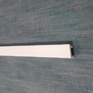 Wiesemann Lichtsockelleiste "Venarotta" Polystyrol 60 x 15 mm Weiß moderne Li...