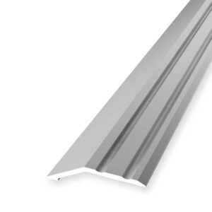 Einfassprofil 10 x 39 mm Aluminium Abschlussprofil Geriffelt Silber versch. L...