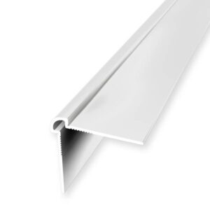 Wandprofil 25 x 25 x 2700 mm Einfasshöhe 2 mm Aluminium Tapetenprofil Glatt K...