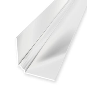 Wandprofil 25 x 25 x 2700 mm Einfasshöhe 2 mm Aluminium Tapetenprofil Glatt K...