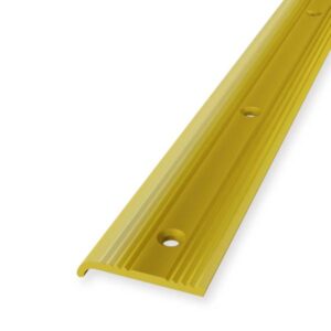 Einfassprofil 6 x 30 x 2500 mm Messing Poliert Abschlussprofil Geriffelt Vers...