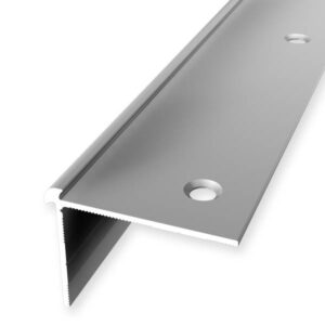 Treppenkantenprofil 29 x 39 mm Aluminium Winkelprofil Glatt Versenkt Gebohrt ...