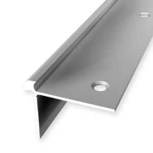 Treppenkantenprofil 32 x 42 mm Aluminium Winkelprofil Glatt Versenkt Gebohrt ...