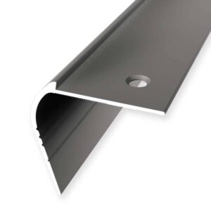 Treppenkantenprofil 48 x 48 x 2500 mm Aluminium Winkelprofil Versenkt Gebohrt...