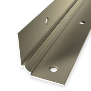 Treppenkantenprofil 29 x 29 x 2500 mm Aluminium Treppen-Innenwinkel Glatt Ver...