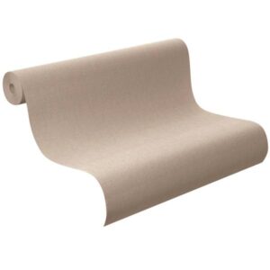 Rasch | Salsa | 448566 | Vliestapete | Einfarbig | Uni | 0.53 x 10.05 m | Braun