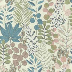 Rasch | Salsa | 465310 | Vliestapete | Botanisch | 0.53 x 10.05 m | Grün