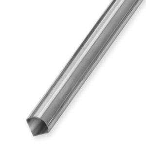 Dreikant Treppenstange 16 x 16 mm Hohl Messing Treppenläuferstange versch. Gr...