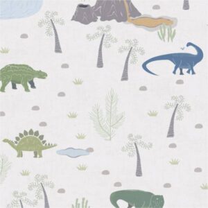 Vliestapete 771401 Blau Bunt Muster Motive Tapete Kinderzimmer Lilly & Luis D...