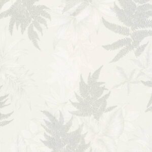 Grandeco | Phoenix | A48201 | Vliestapete | Blätter | 10.05 x 0.53 m | Weiß