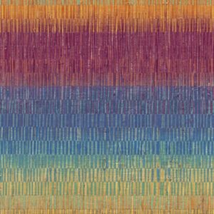 Grandeco | Nomad | A51202 | Vliestapete | Streifen | 10.05 x 0.53 m | Bunt