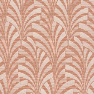 Grandeco | Phoenix | A53301 | Vliestapete | Blätter | 10.05 x 0.53 m | Orange