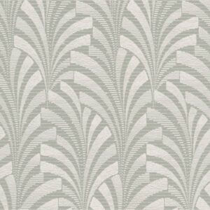 Grandeco | Phoenix | A53303 | Vliestapete | Blätter | 10.05 x 0.53 m | Grau