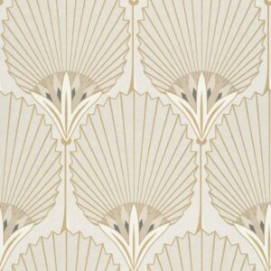 Grandeco | Asperia | A54903 | Vliestapete | Barock | 10.05 x 0.53 m | Creme