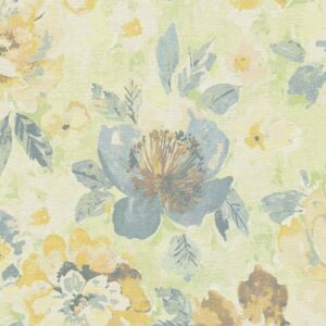 Vliestapete 396073 Bunt Grün Gelb Blumen Floral Aquarell Dreams A.S. Creation