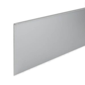 Auer Sockelleiste Metall H 40 - 100 mm B 4 - 11 mm Sockelleiste Aluminium Was...