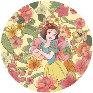 Komar Fototapete Disney Dot Schneewittchen Summer 125 x 125 cm Vlies Selbstkl...