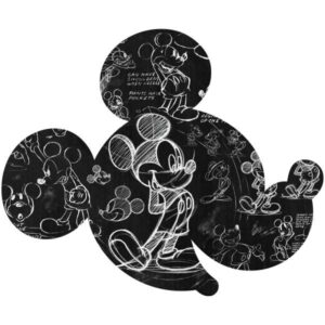 Komar Fototapete Disney Dot Micky Head Illustration 125 x 125 cm Wandbild Vli...