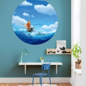 Komar Fototapete Disney Dot Moana Ocean is calling 125 x 125 cm Vlies Selbstk...