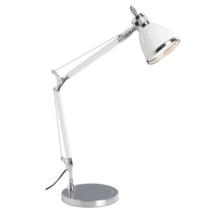 Tischleuchte 47.5 x 50 x 21 cm Metallic Metall Tischlampe Kegel Basic Harmonisch