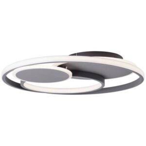 LED Deckenleuchte 7 x 50 cm Metallic Metall Deckenlampe Modern Lichtfarbe: Va...