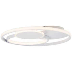 LED Deckenleuchte 7 x 50 cm Weiss Metall Deckenlampe Modern Lichtfarbe: Varia...