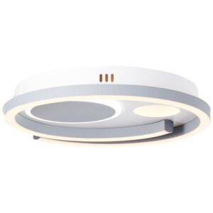 LED Deckenleuchte 6.5 x 40 cm Schwarz Metall Deckenlampe Modern Lichtfarbe: N...