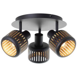Deckenleuchte 17.5 x 37 cm Gold Metall Deckenlampe Modern Harmonisch