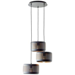 Pendelleuchte 120 x 52 cm Gold Metall Pendellampe Modern Harmonisch