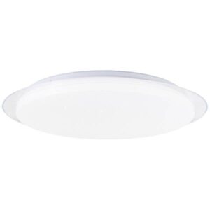 LED Deckenleuchte 8.8 x 57 cm Weiss Kunststoff Deckenlampe Rund Lichtfarbe: V...