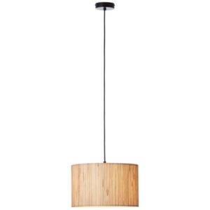 Pendelleuchte 120 x 35 cm Braun Seegras Pendellampe Natürlich Boho Harmonisch