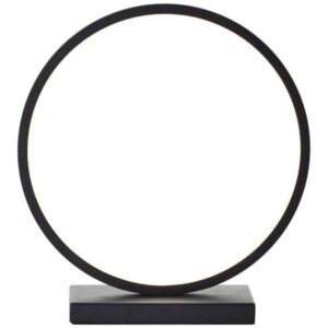 LED Tischleuchte 27.8 x 25.8 x 8.5 cm Schwarz Metall Tischlampe Modern Basic ...