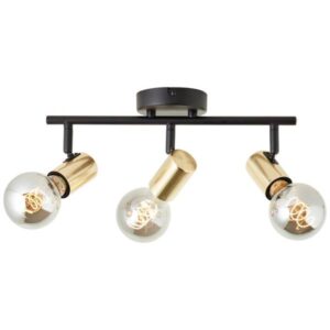 Deckenleuchte 14.5 x 10 x 35.5 cm Gold Metall Deckenlampe Glamour Retro Harmo...