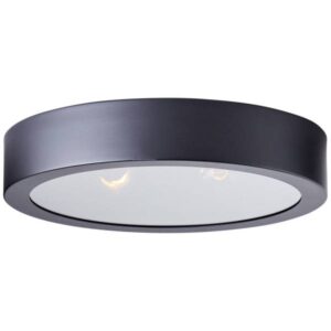 Deckenleuchte 6 x 31 cm Schwarz Metall Deckenlampe Harmonisch