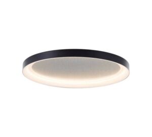 LED Deckenleuchte 4 x 42 cm Schwarz Metall Deckenlampe Glamour dimmbar Harmon...