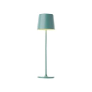 LED Tischleuchte 37 x 10 cm Grün Metall Tischlampe Basic dimmbar Harmonisch
