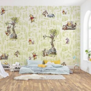 Komar Fototapete Disney Winnie Puuh Friends 280 x 300 cm Vlies Winnie Puuh Fr...