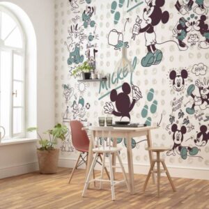 Komar Fototapete Disney Micky and Friends 280 x 350 cm Vlies Micky and Friend...