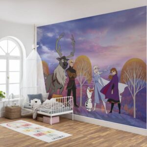 Komar Fototapete Disney Frozen Autumn Forest 280 x 400 cm Vlies Forest Elsa Z...