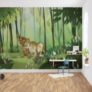 Komar Fototapete Disney König der Löwen Love 280 x 400 cm Vlies Love Liebesge...
