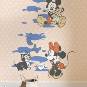 Komar Fototapete Disney Micky Artsy Flow 250 x 200 cm Vlies Micky Minnie Welp...